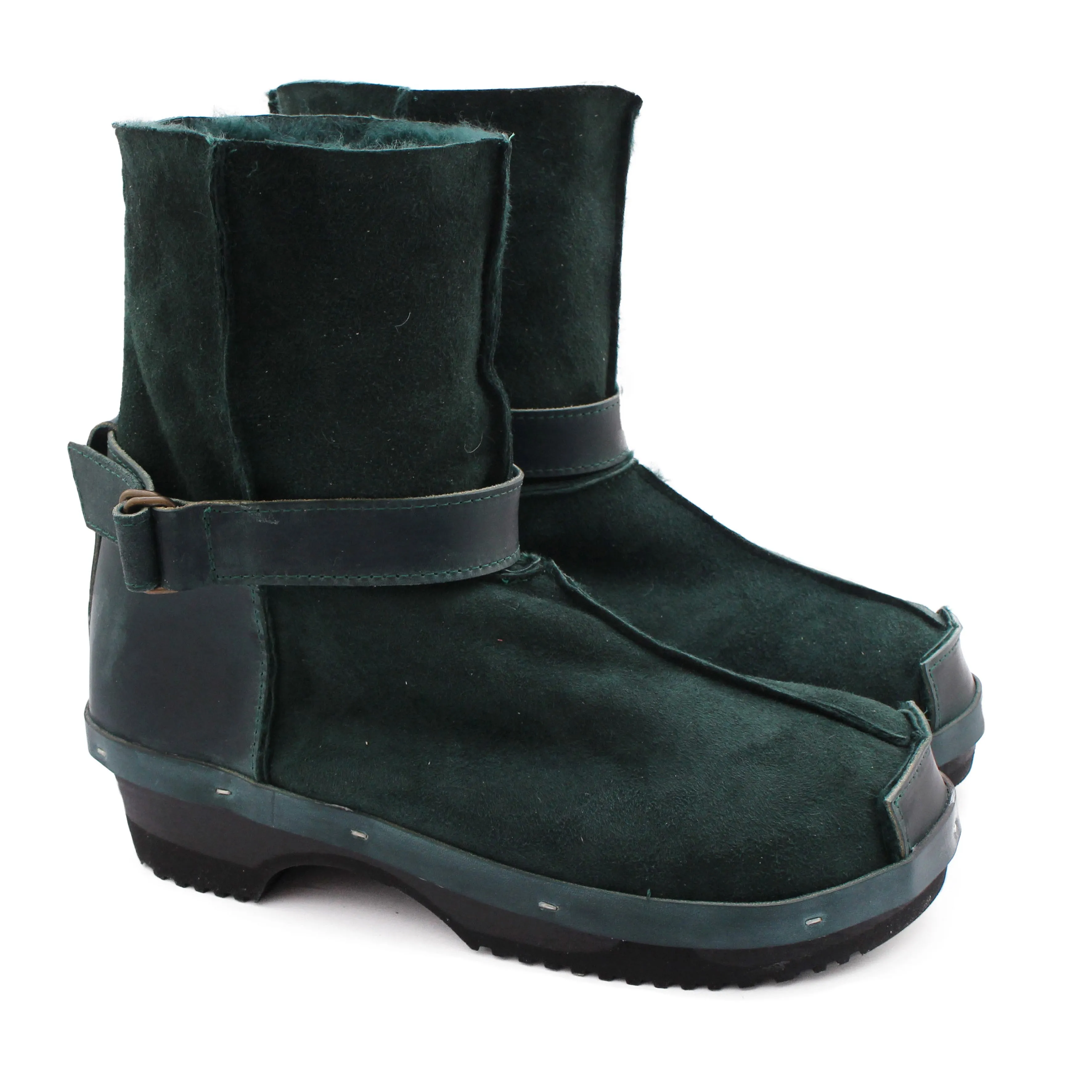 OLGA BOOTS   Emerald black sole