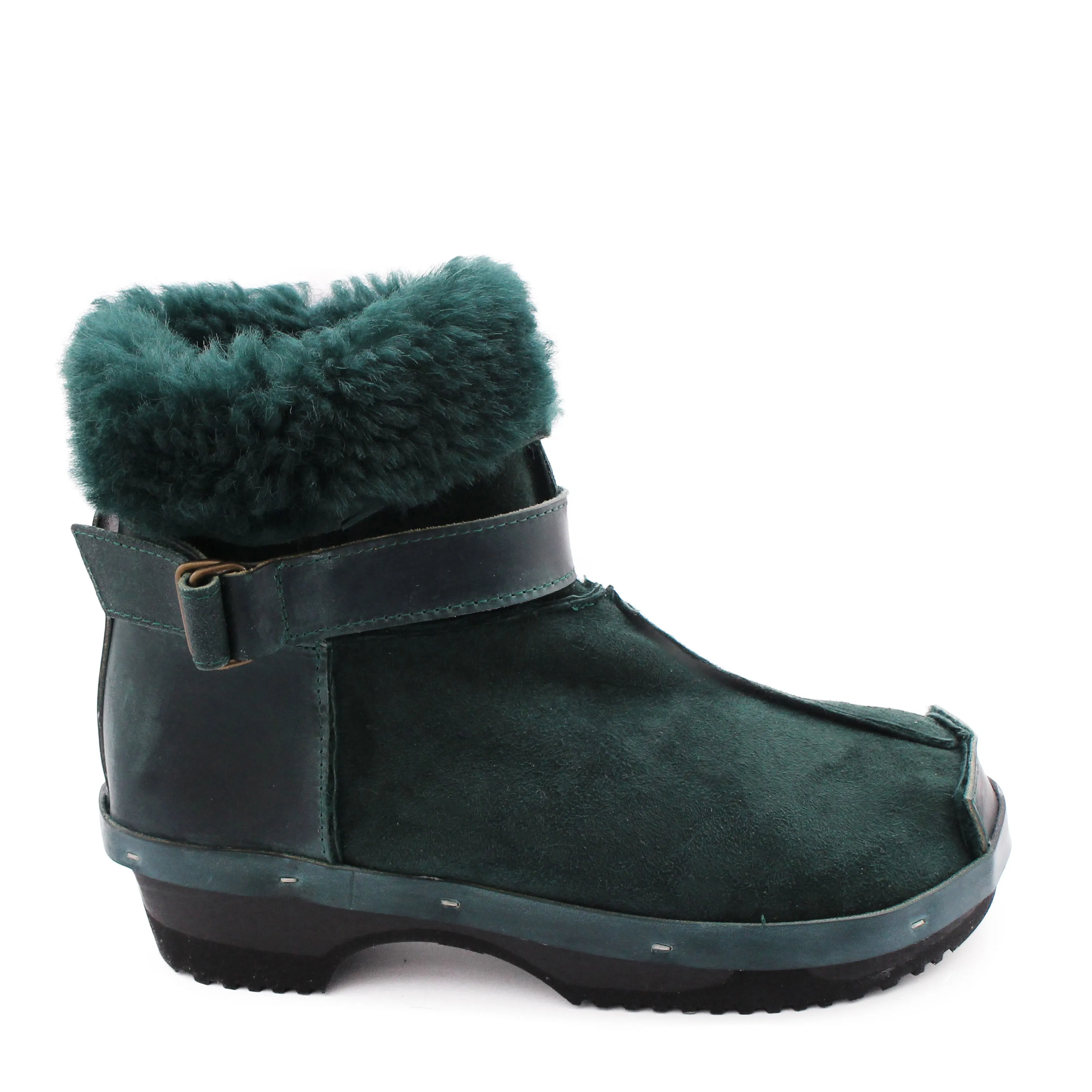 OLGA BOOTS   Emerald black sole