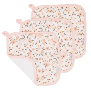 Organic Wash Cloth 3pk - Floral Bouquet