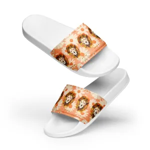 Peach Daisies Women's Slides
