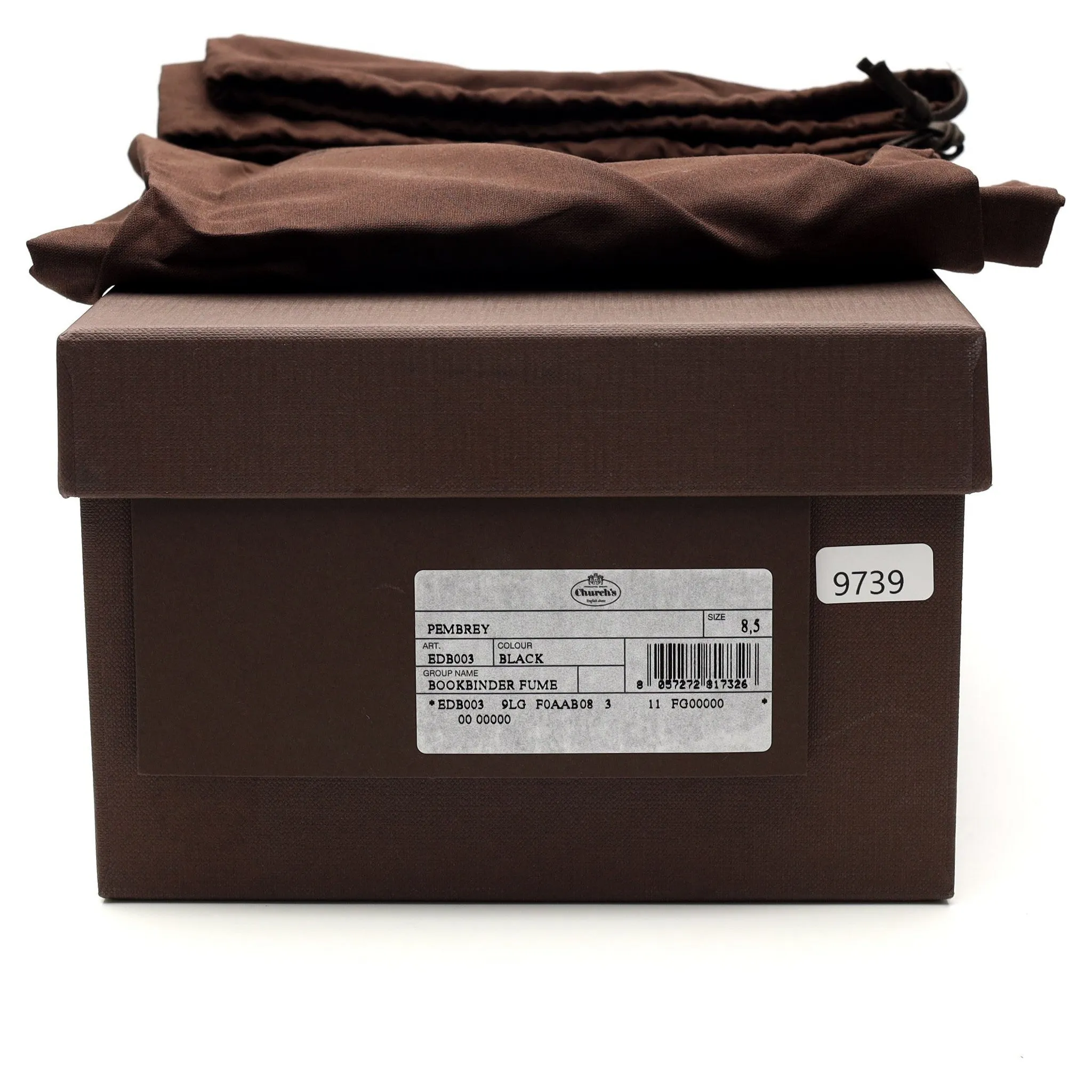 'Pembrey' Black Leather Loafers UK 8.5 G