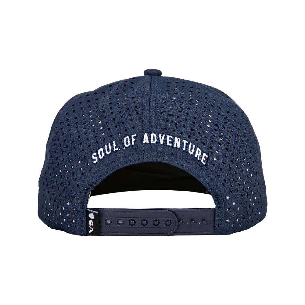 Performance Flat Bill Snapback| Navy | All American PreOrder