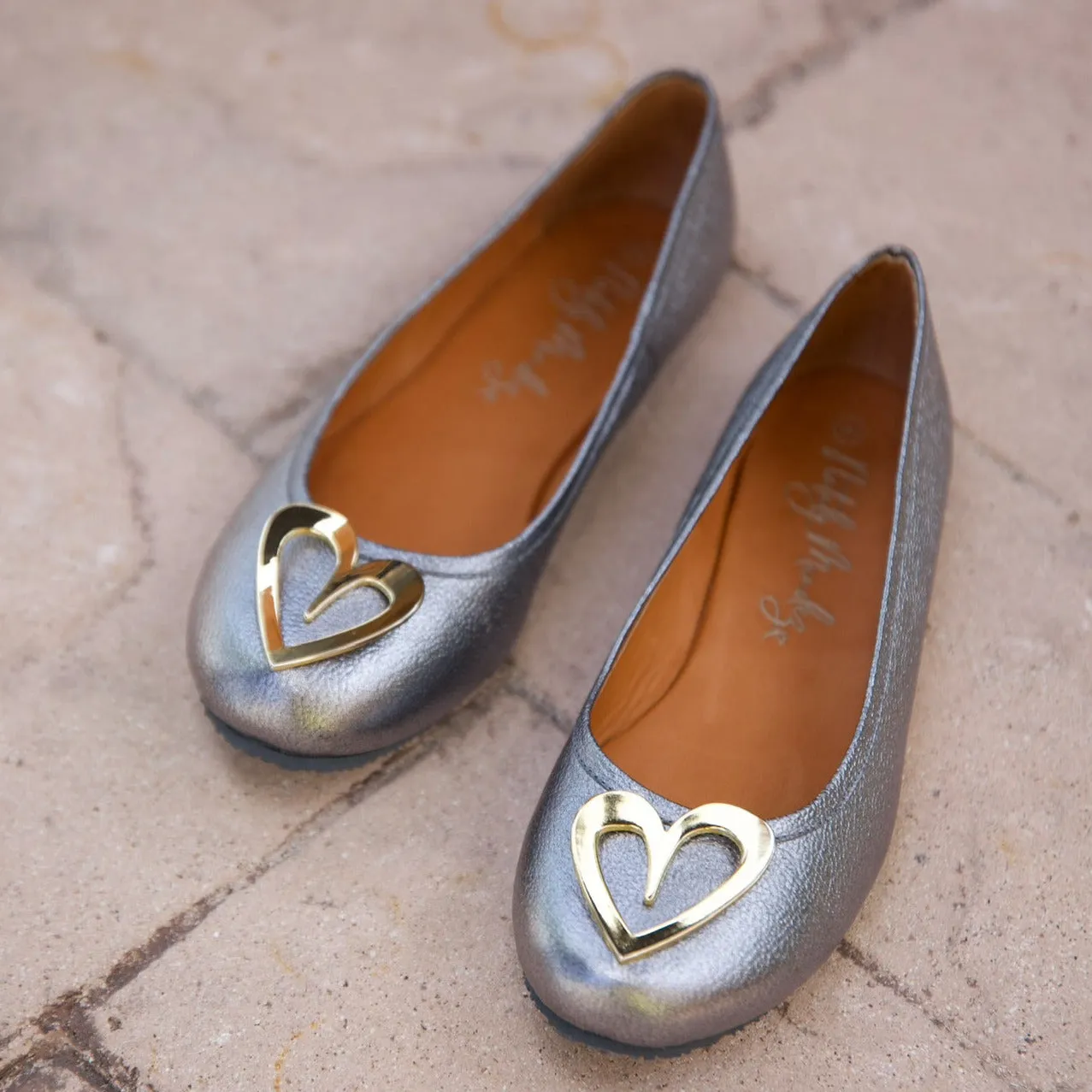 Pipa Ballerinas - Silver