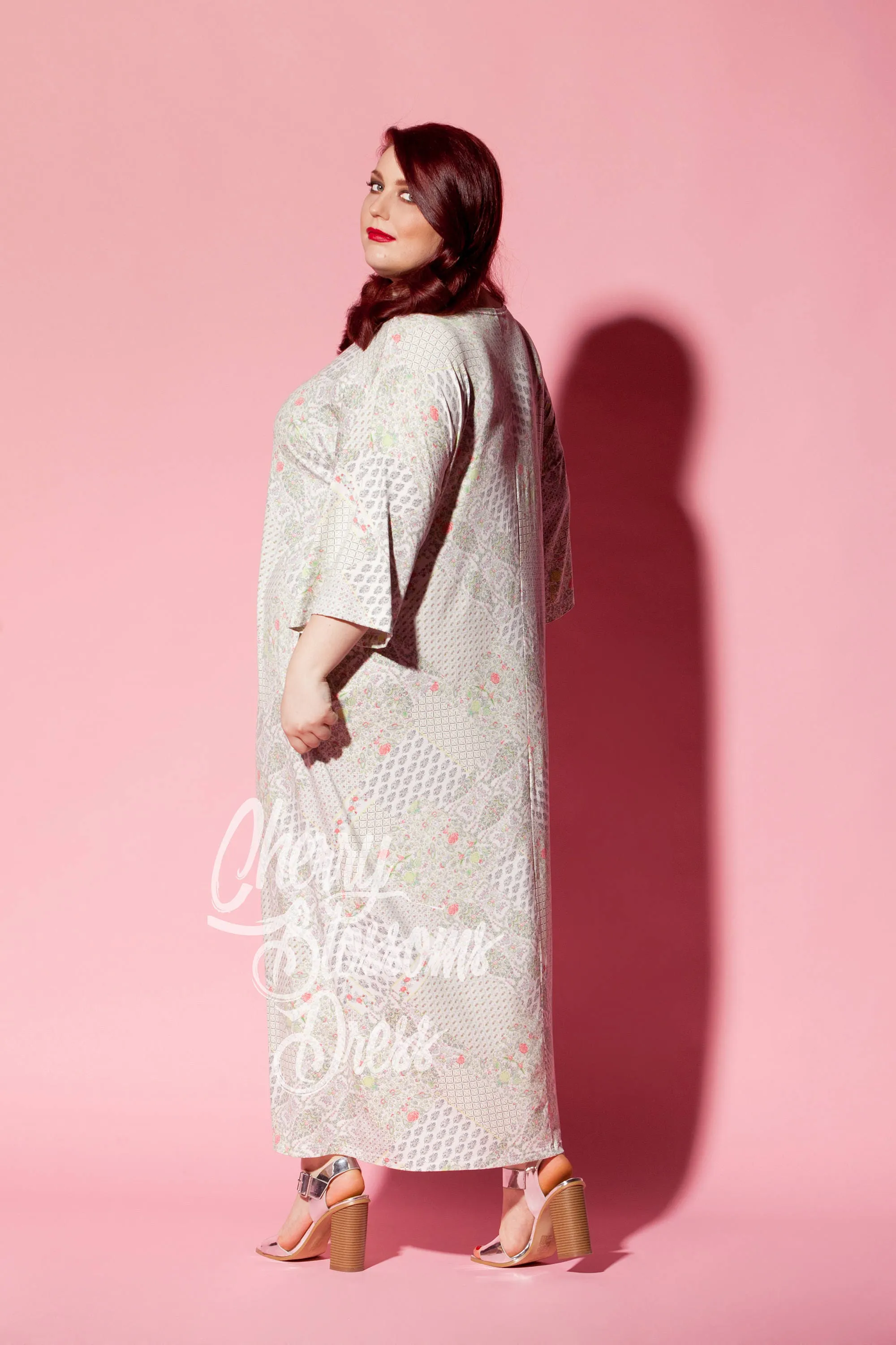 Plus Size Kaftan Dress, Elegant Dress, Plus Size Maxi Dress, Pattern Dress, Formal Dress, Plus Size Clothing, Pocket Dress, Loose Dress