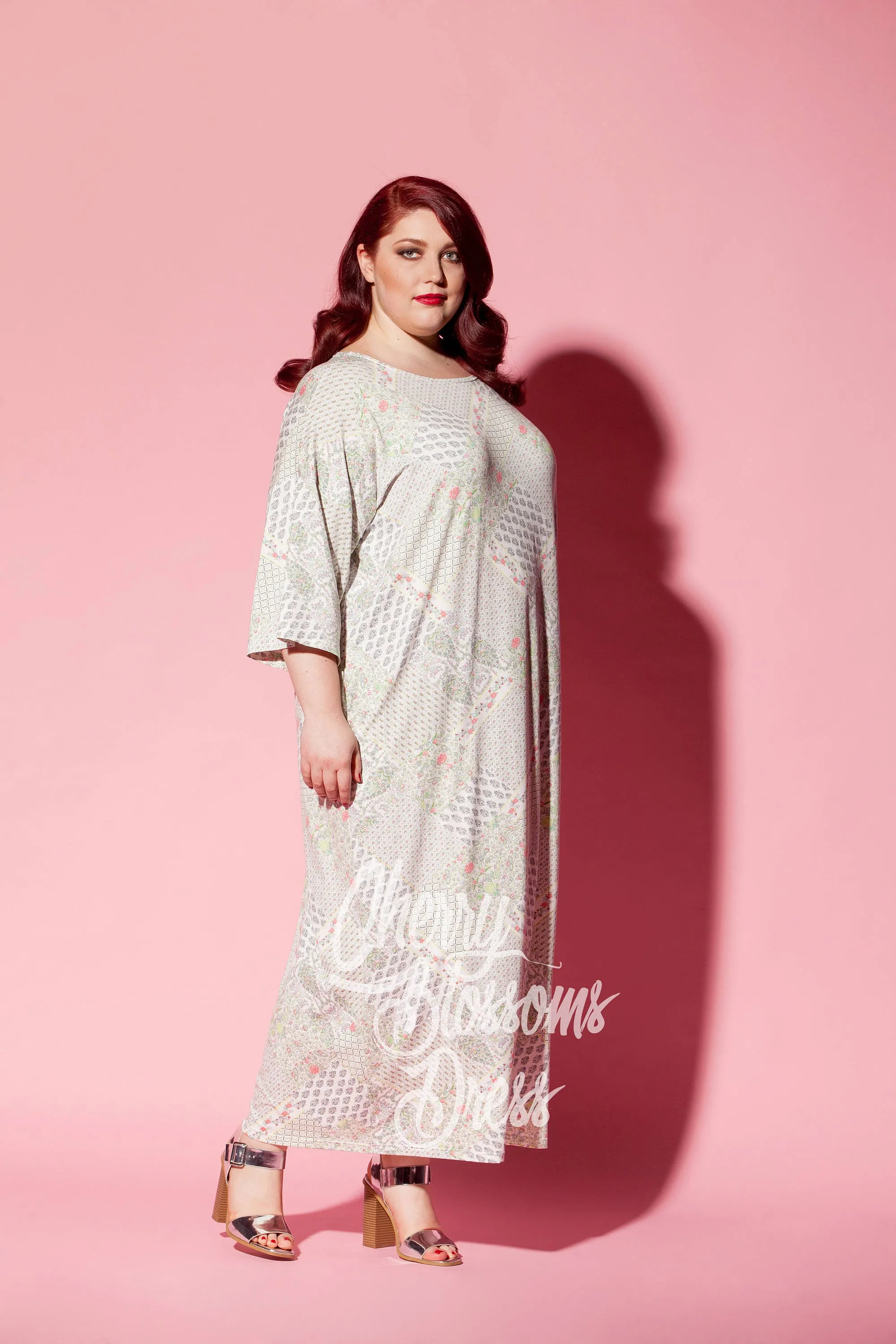 Plus Size Kaftan Dress, Elegant Dress, Plus Size Maxi Dress, Pattern Dress, Formal Dress, Plus Size Clothing, Pocket Dress, Loose Dress