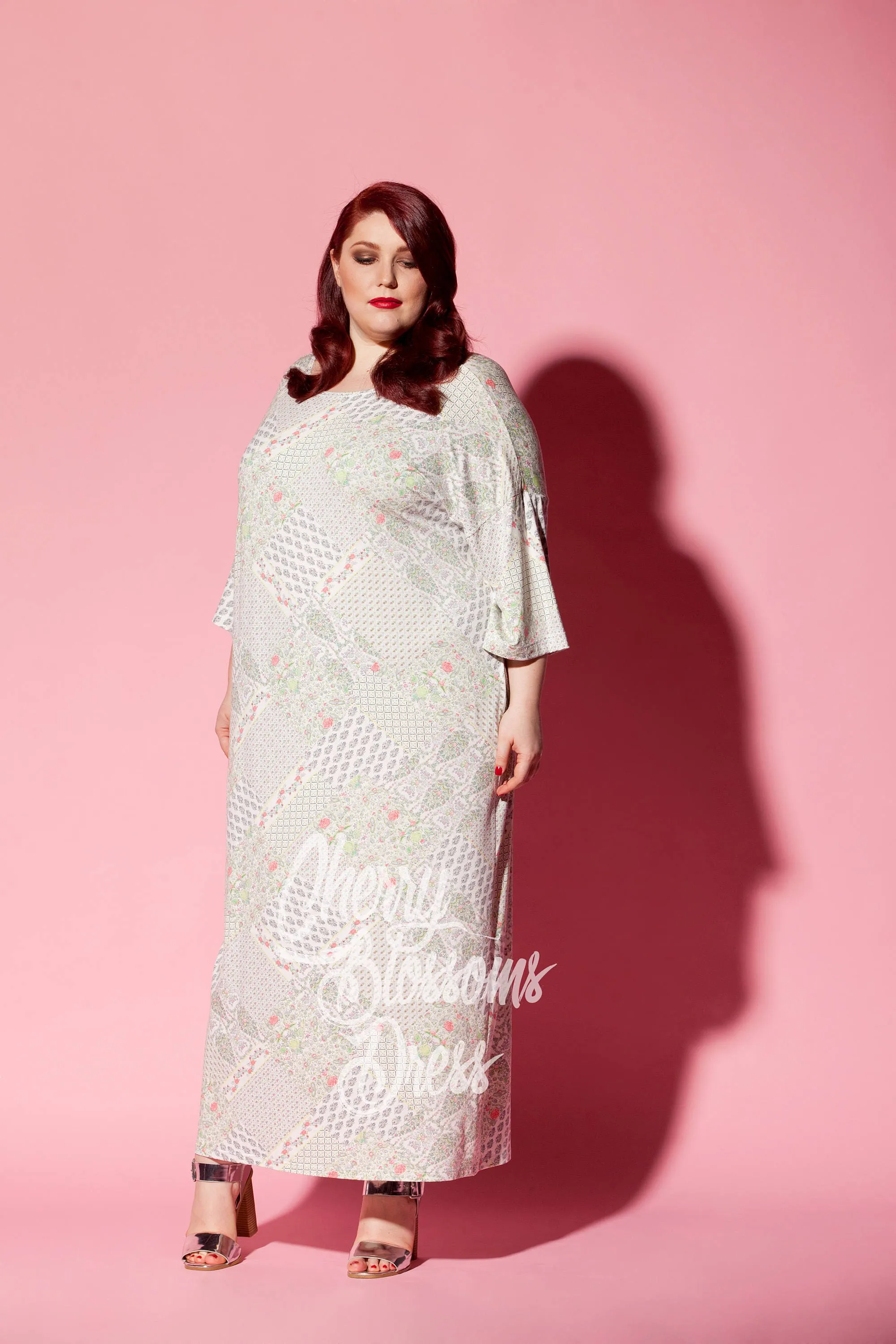 Plus Size Kaftan Dress, Elegant Dress, Plus Size Maxi Dress, Pattern Dress, Formal Dress, Plus Size Clothing, Pocket Dress, Loose Dress