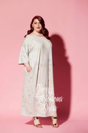 Plus Size Kaftan Dress, Elegant Dress, Plus Size Maxi Dress, Pattern Dress, Formal Dress, Plus Size Clothing, Pocket Dress, Loose Dress