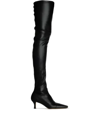 Proenza Schouler Trap over-the-knee leather boots