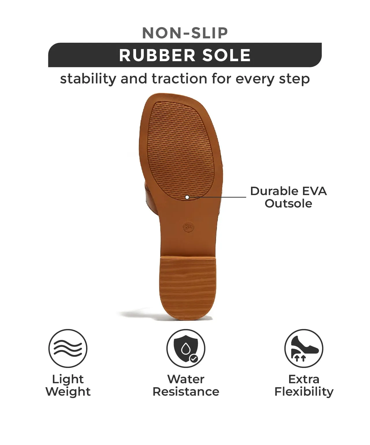 Project Cloud Fashion Flat Summer Sandals for Women 2025 - Genuine Leather Womens Sandals with Memory Foam Slides Sandals Women Footwear - Mules Women's Sandals (Jannel,Cogn, 8)