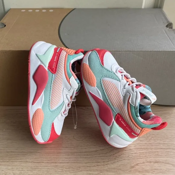 Puma RS-X Toddler Floral Sneakers - SZ 5 C