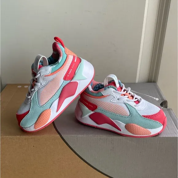Puma RS-X Toddler Floral Sneakers - SZ 5 C
