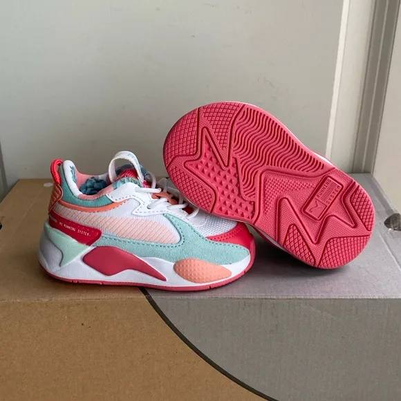 Puma RS-X Toddler Floral Sneakers - SZ 5 C