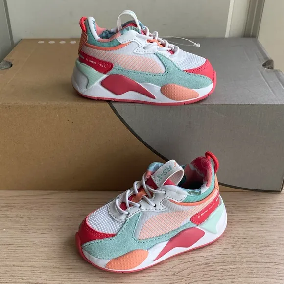 Puma RS-X Toddler Floral Sneakers - SZ 5 C