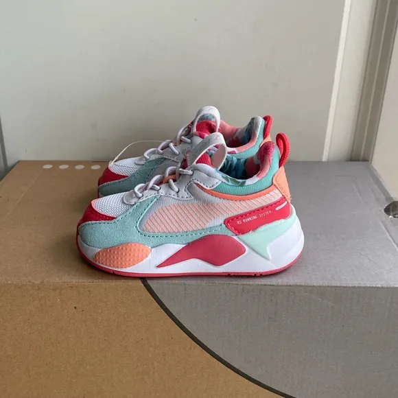 Puma RS-X Toddler Floral Sneakers - SZ 5 C