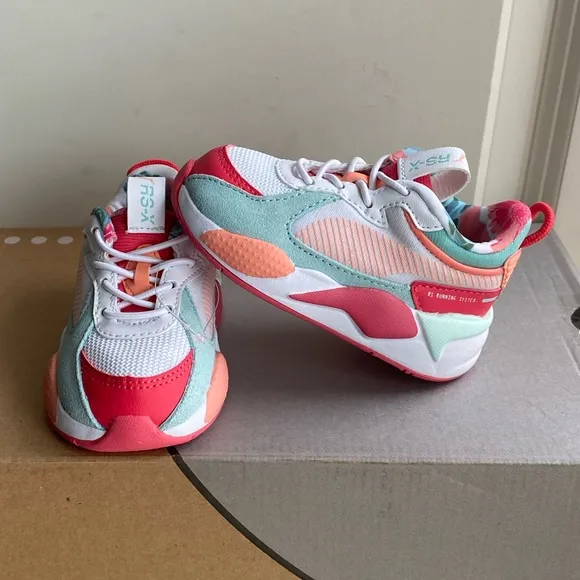 Puma RS-X Toddler Floral Sneakers - SZ 5 C