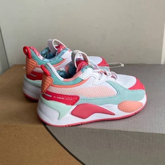 Puma RS-X Toddler Floral Sneakers - SZ 5 C