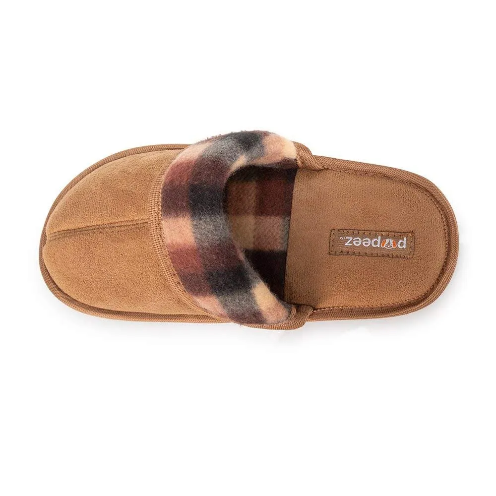 Pupeez Boys Slipper Scuff Soft Comfort Kids Classic House Shoes