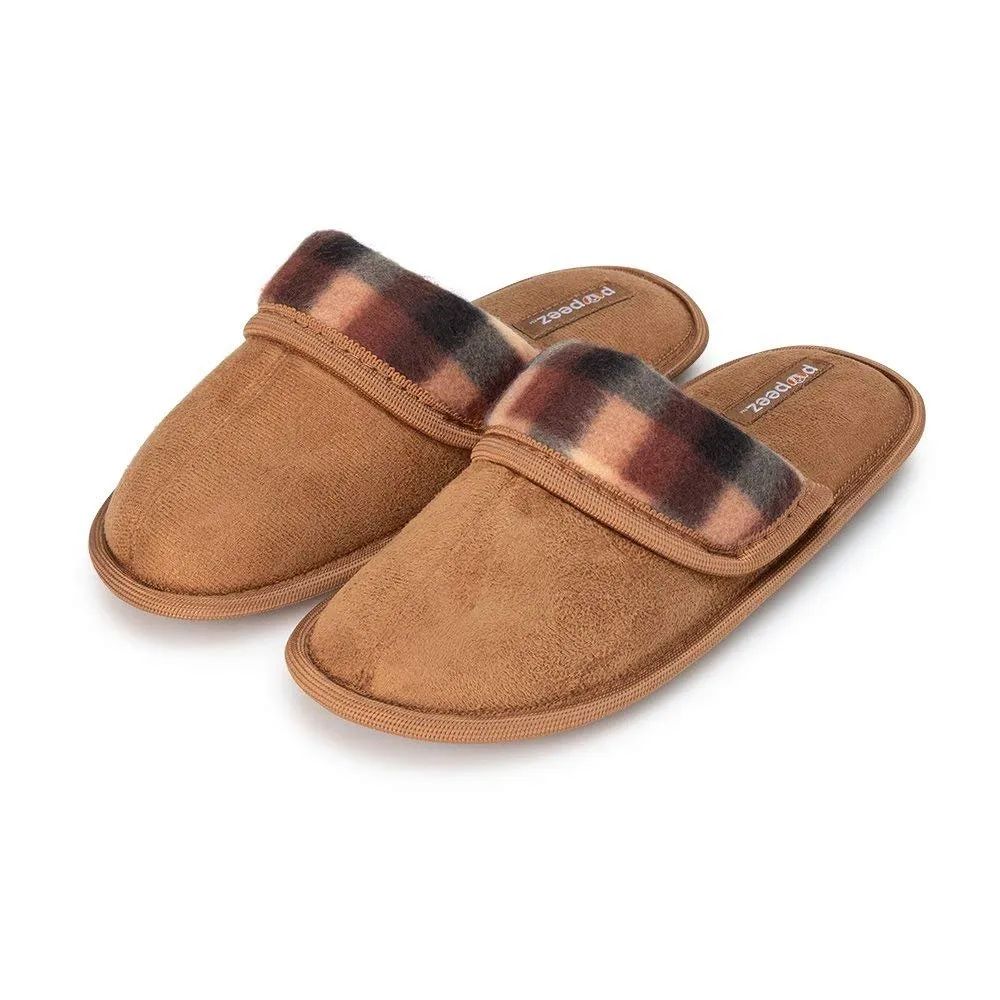 Pupeez Boys Slipper Scuff Soft Comfort Kids Classic House Shoes