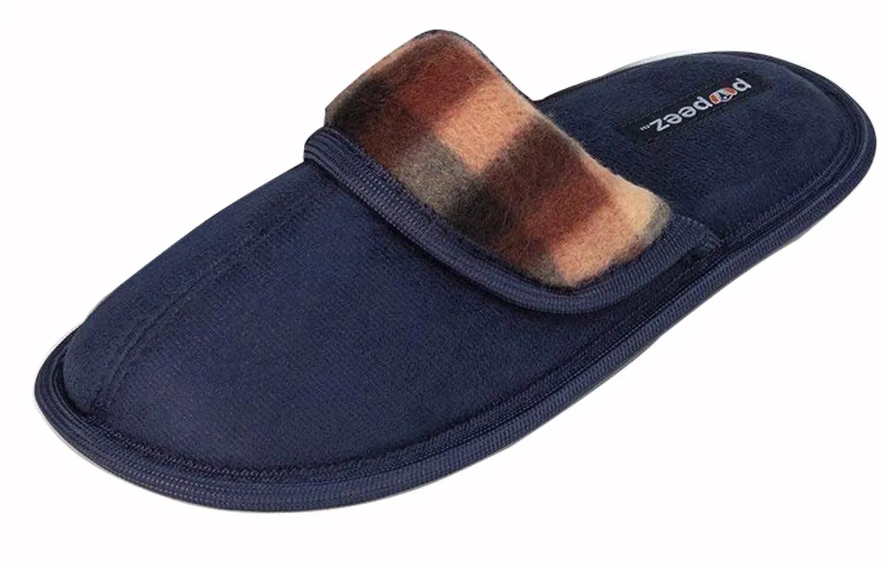 Pupeez Boys Slipper Scuff Soft Comfort Kids Classic House Shoes