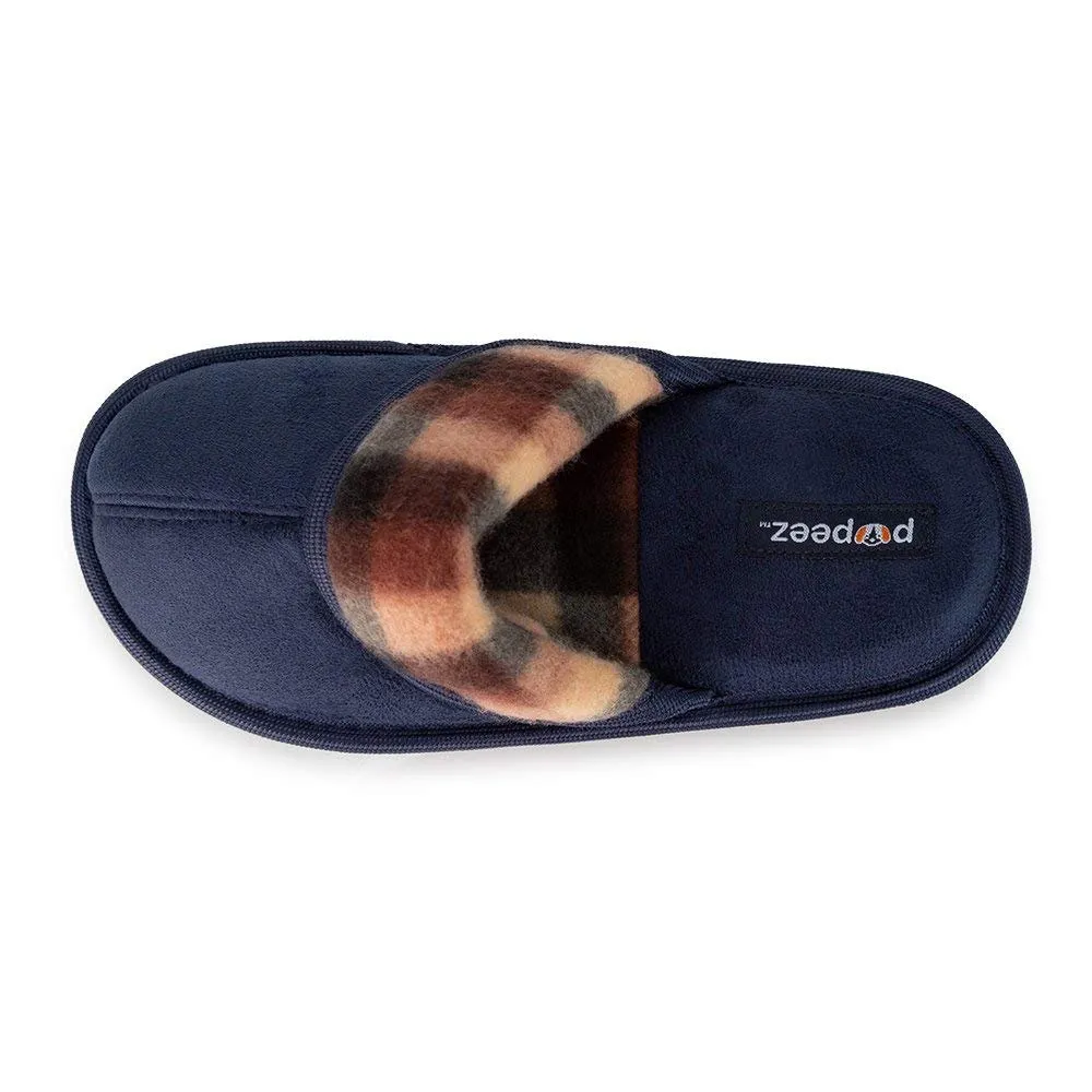Pupeez Boys Slipper Scuff Soft Comfort Kids Classic House Shoes