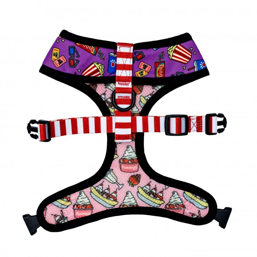 "Saturday & Chill" Reversible Harness