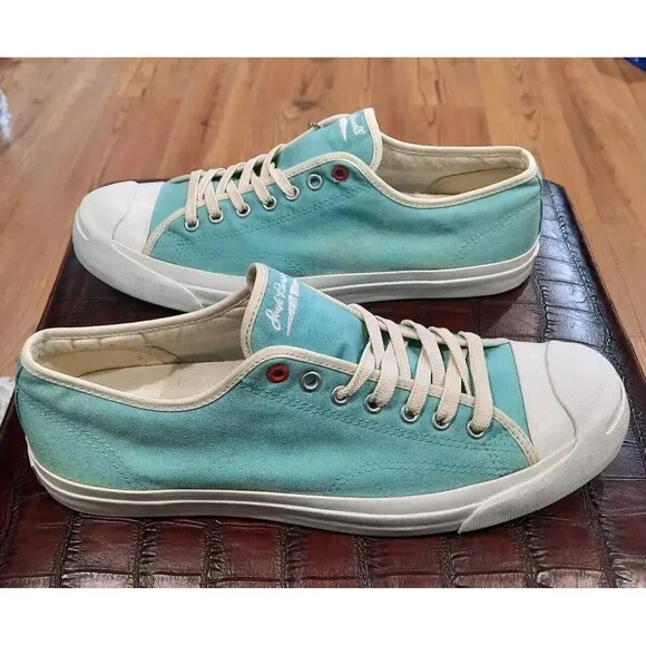 Rare Converse One Allstar Custom Jack Purcell Ox Sneakers Aqua Turquoise Size 11