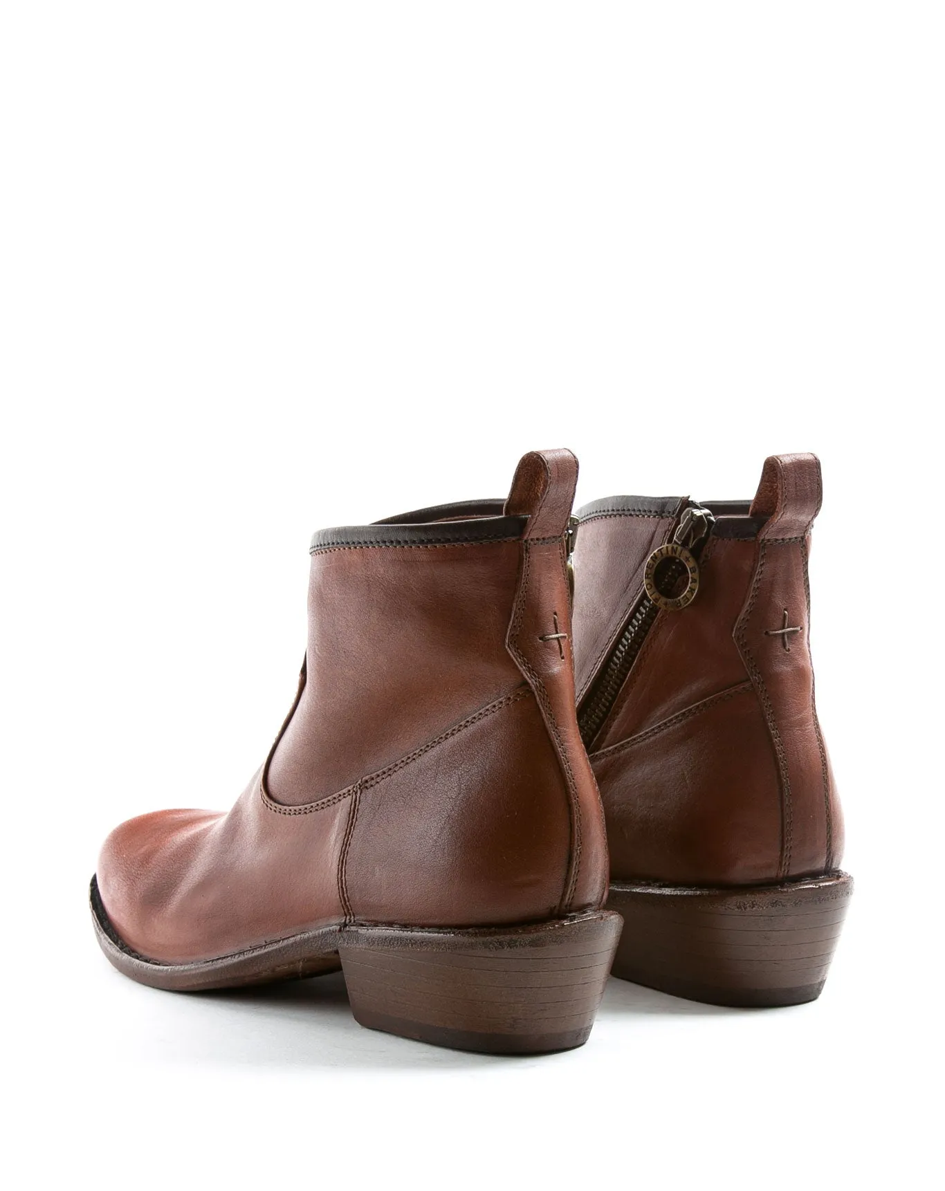 REN Brown Leather Boots
