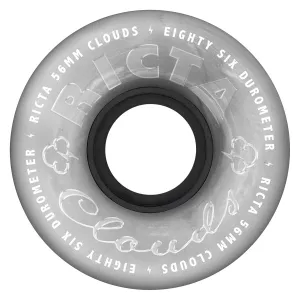 Ricta - Clouds Metallic Silver 56MM 86A Skateboard Wheels