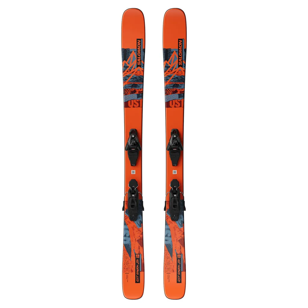 Salomon QST Spark Jr M Kids Skis 2025 (w/ L6 GW System Bindings)