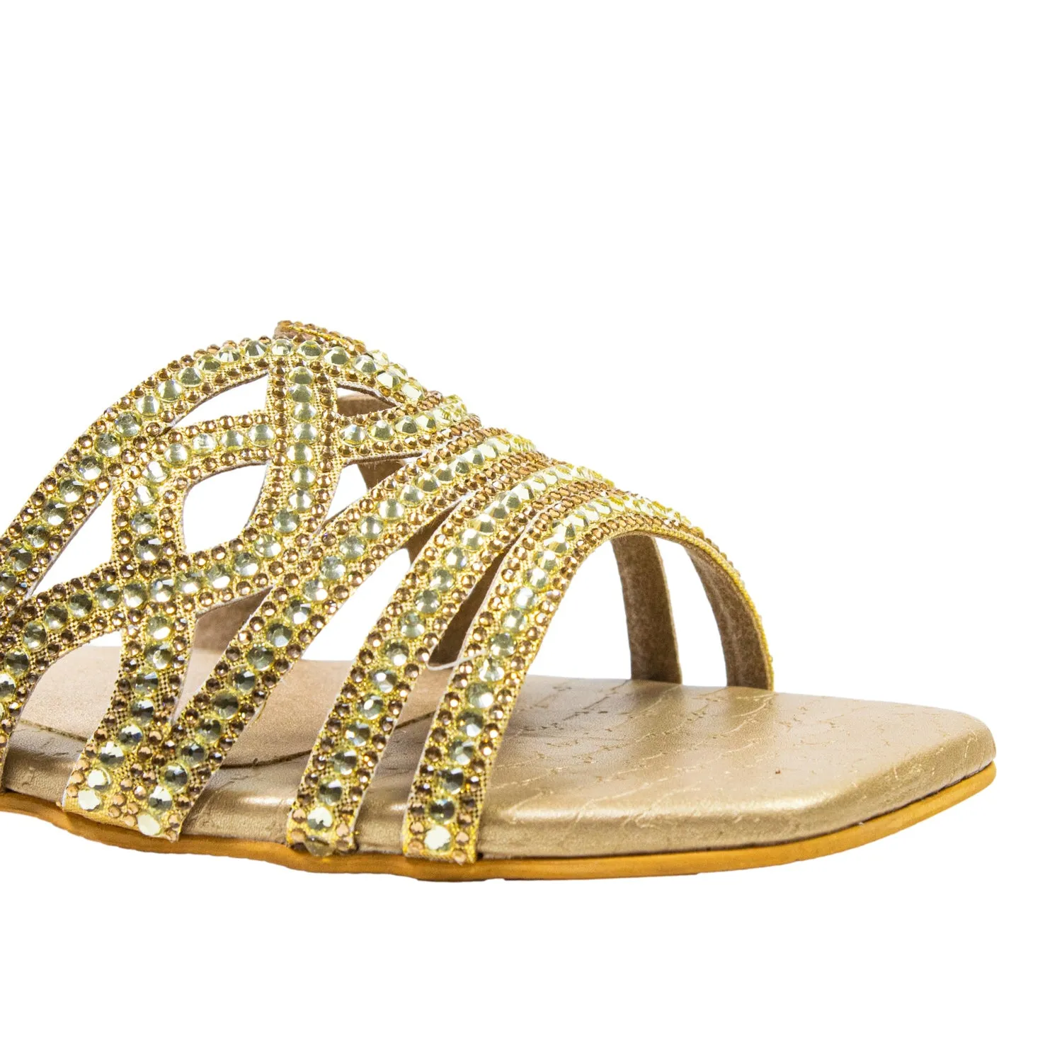 Samira Flats S181F - Gold