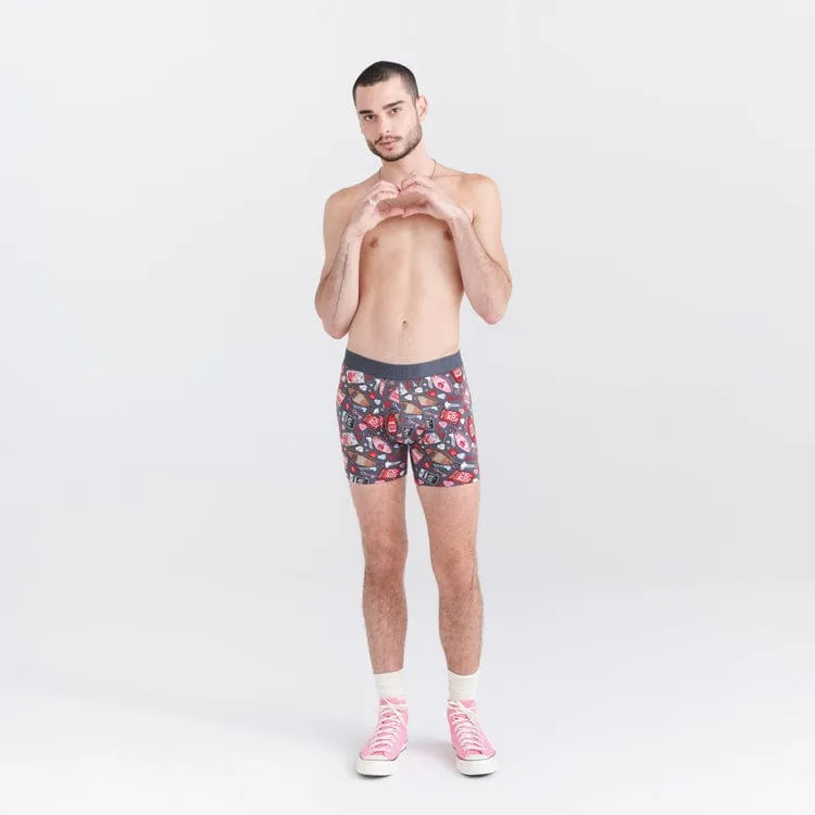 SAXX Mens DropTemp Cooling Cotton Boxer Brief Fly
