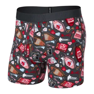 SAXX Mens DropTemp Cooling Cotton Boxer Brief Fly