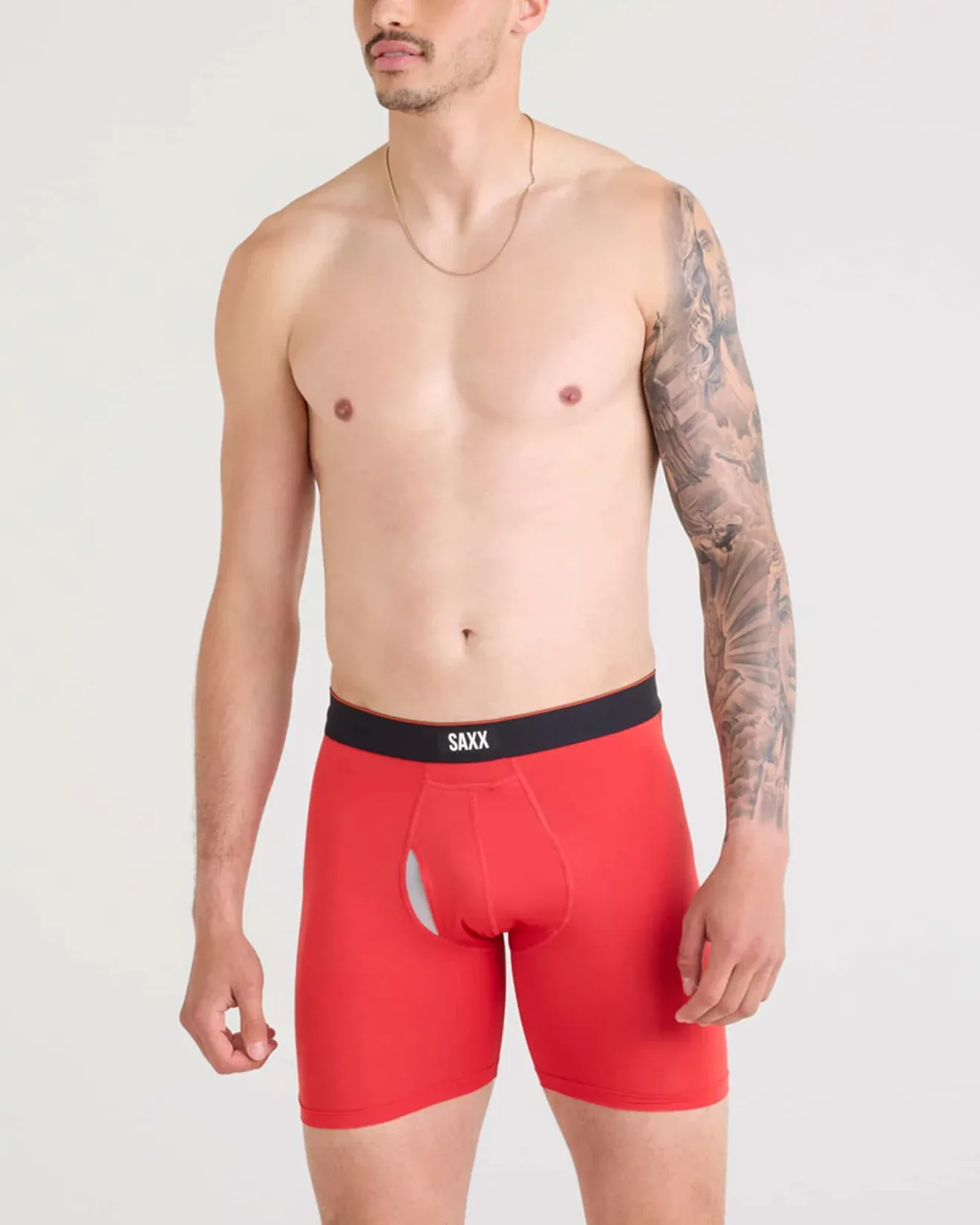 Saxx Vibe Multi-Sport Mesh (2 Pack) - Sunset Red/Black