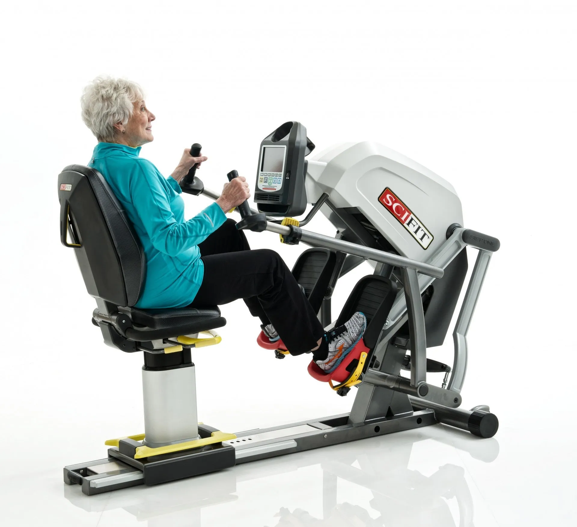 SCIFIT StepOne Recumbent Stepper with premium seat