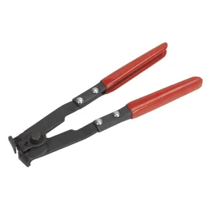 Sealey Ear Type CVJ Boot Hose Clip Pliers Removal Crimping Plier 235mm