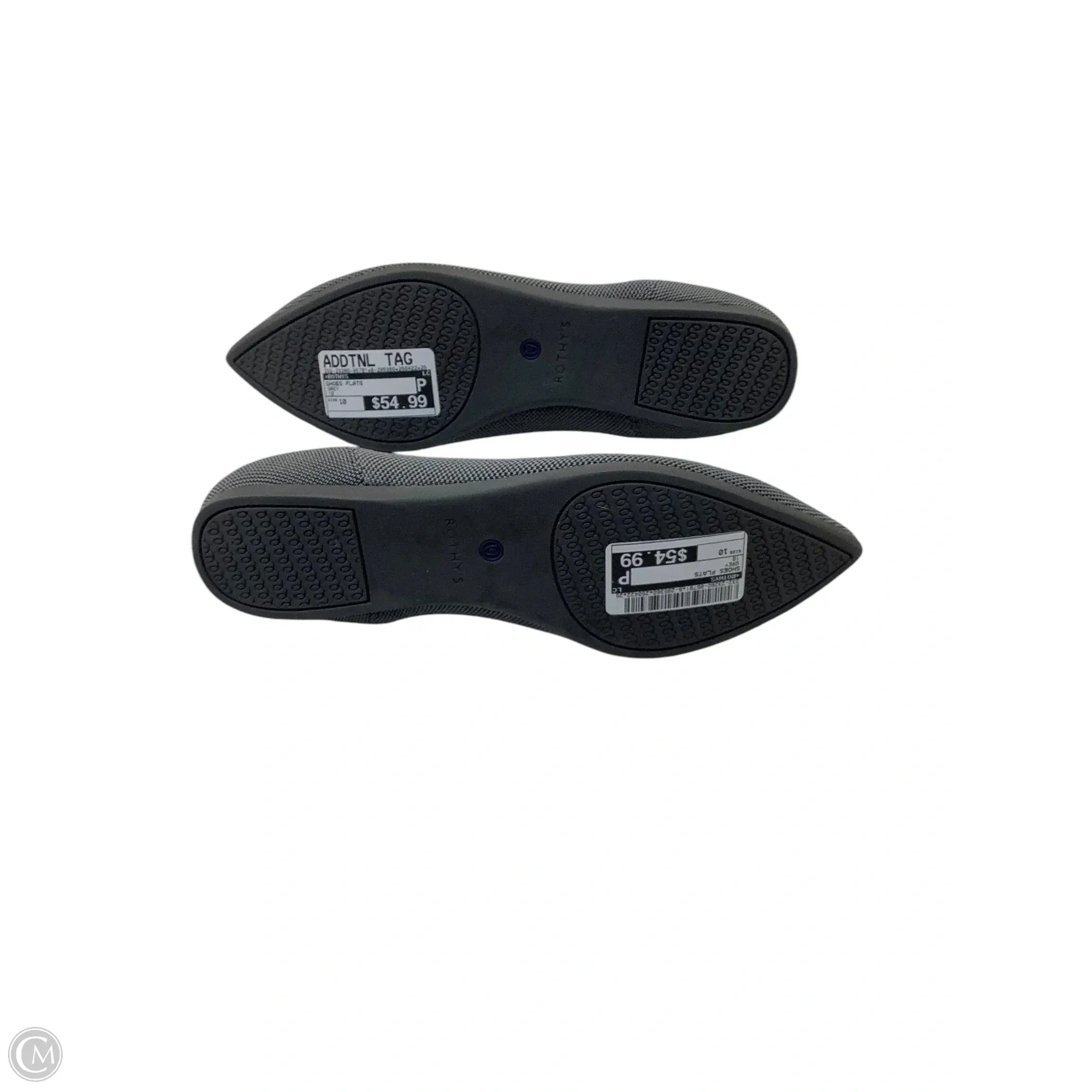 Shoes Flats By Rothys In Grey, Size: 10