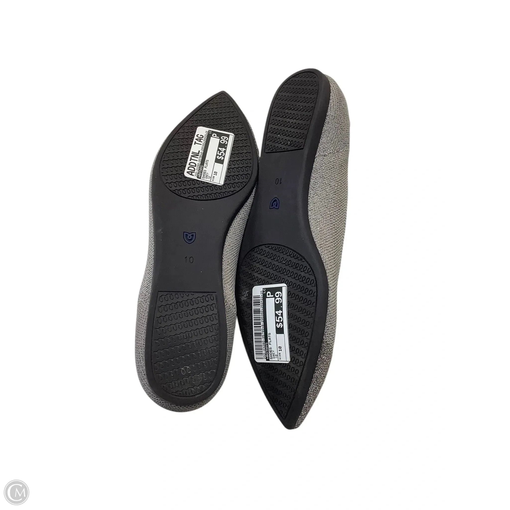Shoes Flats By Rothys In Grey, Size: 10