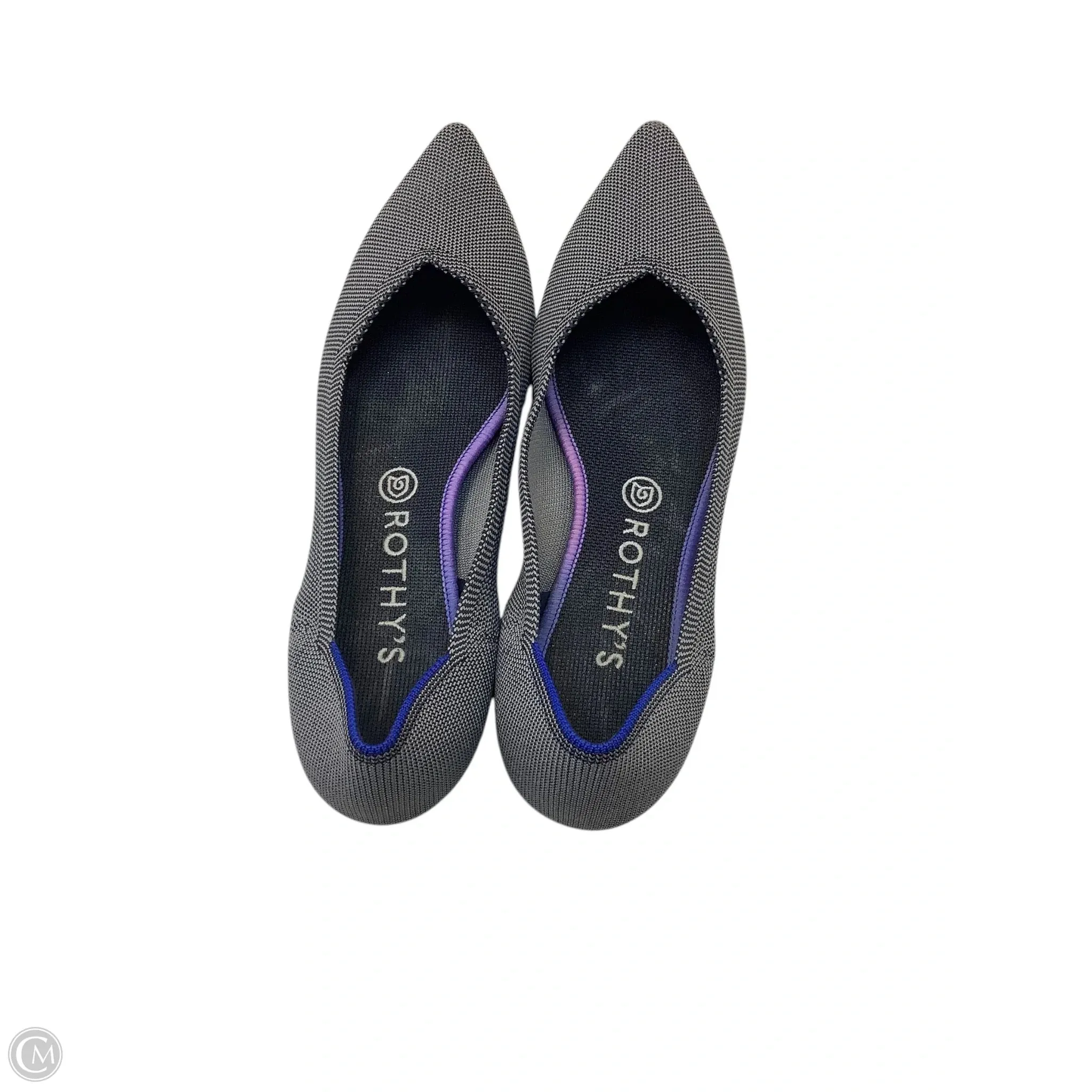 Shoes Flats By Rothys In Grey, Size: 10