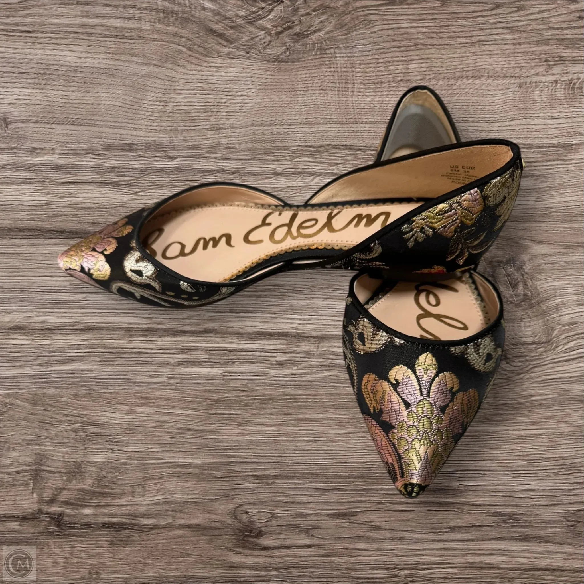 Shoes Flats By Sam Edelman In Black & Pink, Size: 8