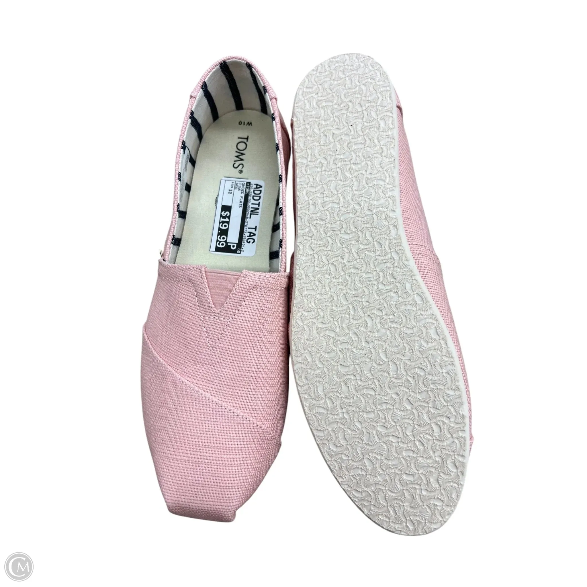 Shoes Flats By Toms In Pink, Size: 10