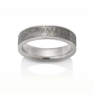 Sirius Meteorite 18K Palladium White Gold Ring