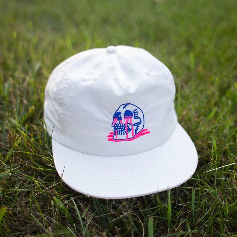 Skull Puddle Surf Hat - White