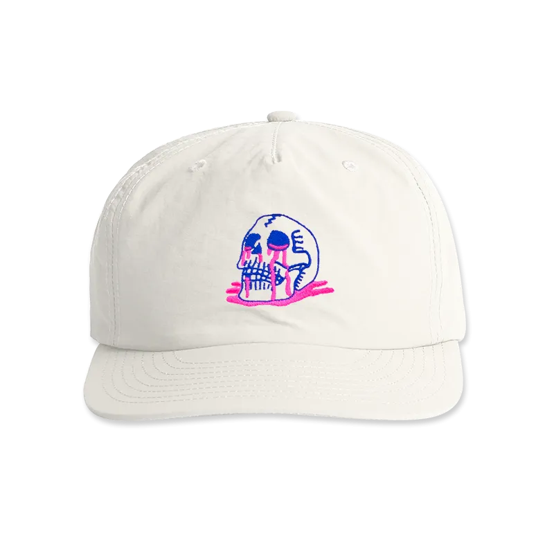 Skull Puddle Surf Hat - White
