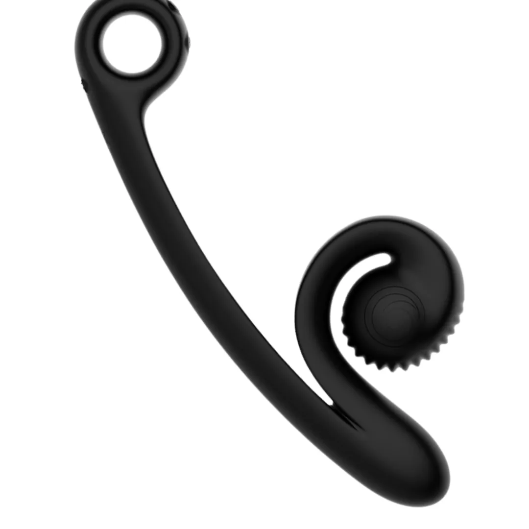 Snail Vibe Curve Ultra Powerful 2 Motor Dual Stimulating Vibrator - Black
