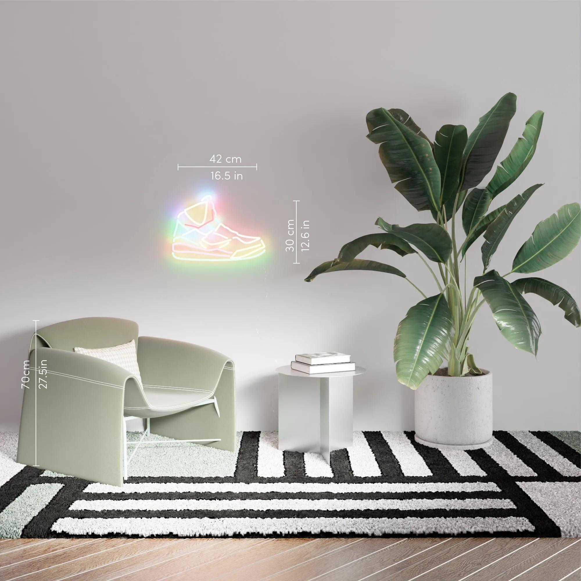 Sneaker by Yoni Alter, LED neon sign