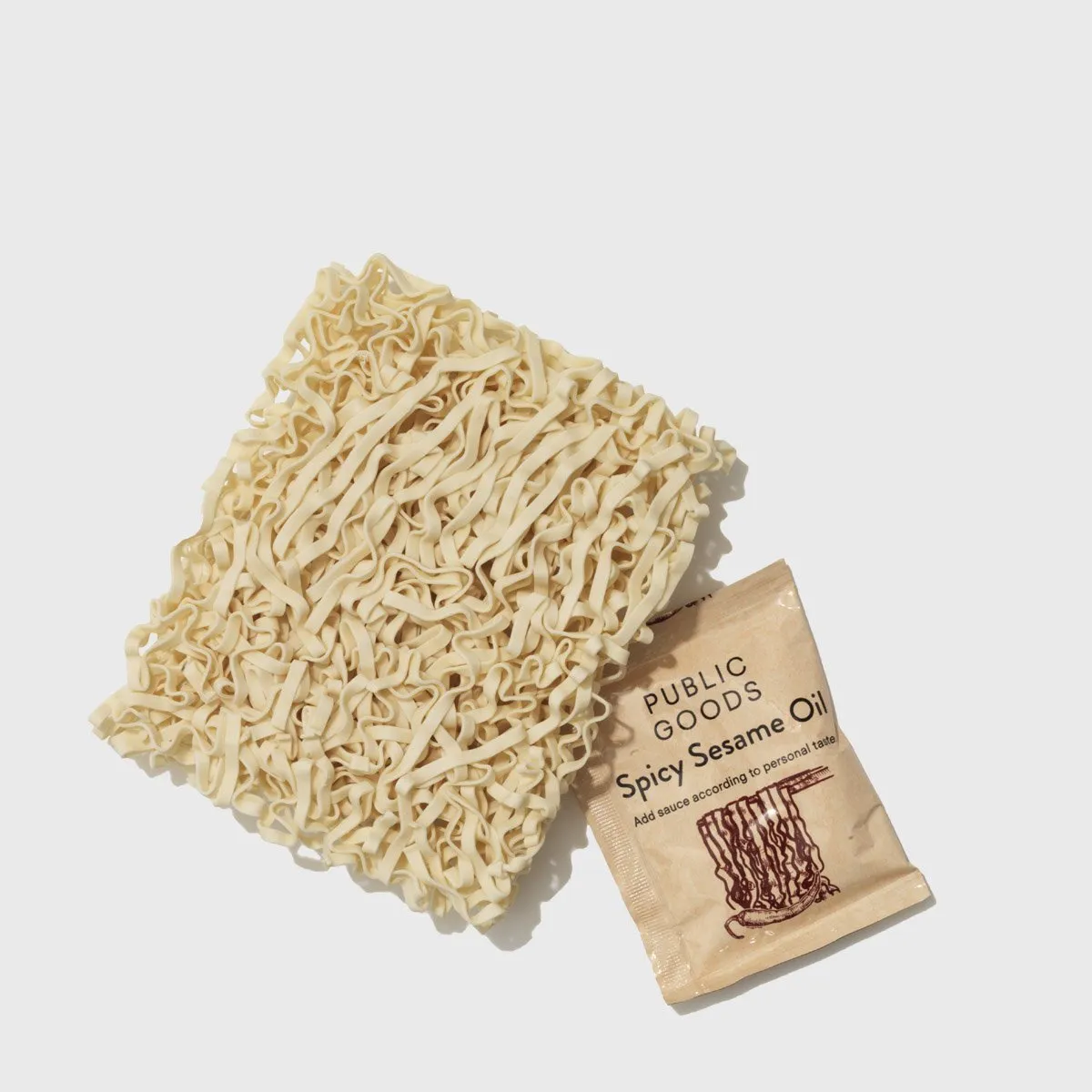 Spicy Sesame Oil Ramen Noodles