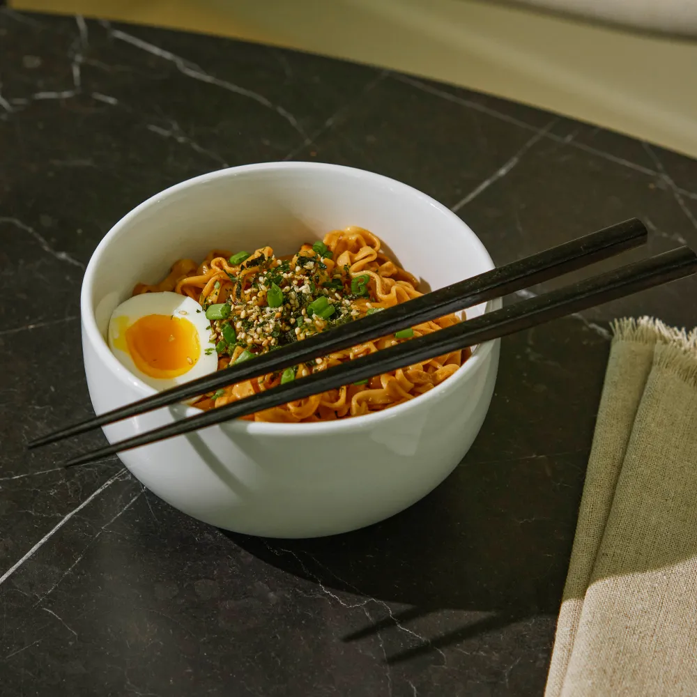 Spicy Sesame Oil Ramen Noodles