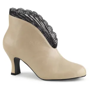 SS-JENNA-105 Ankle Boot | Black Faux Leather