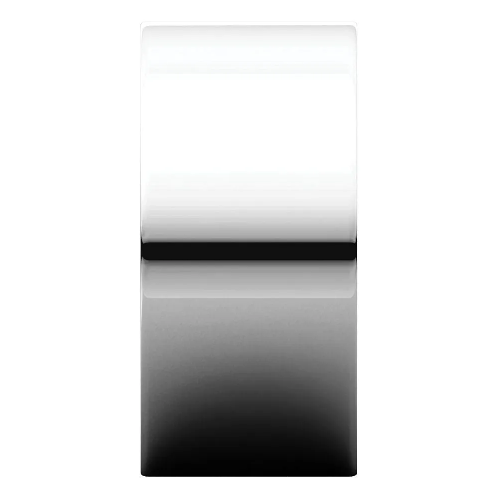 Sterling Silver 10mm Flat Band, Size 9