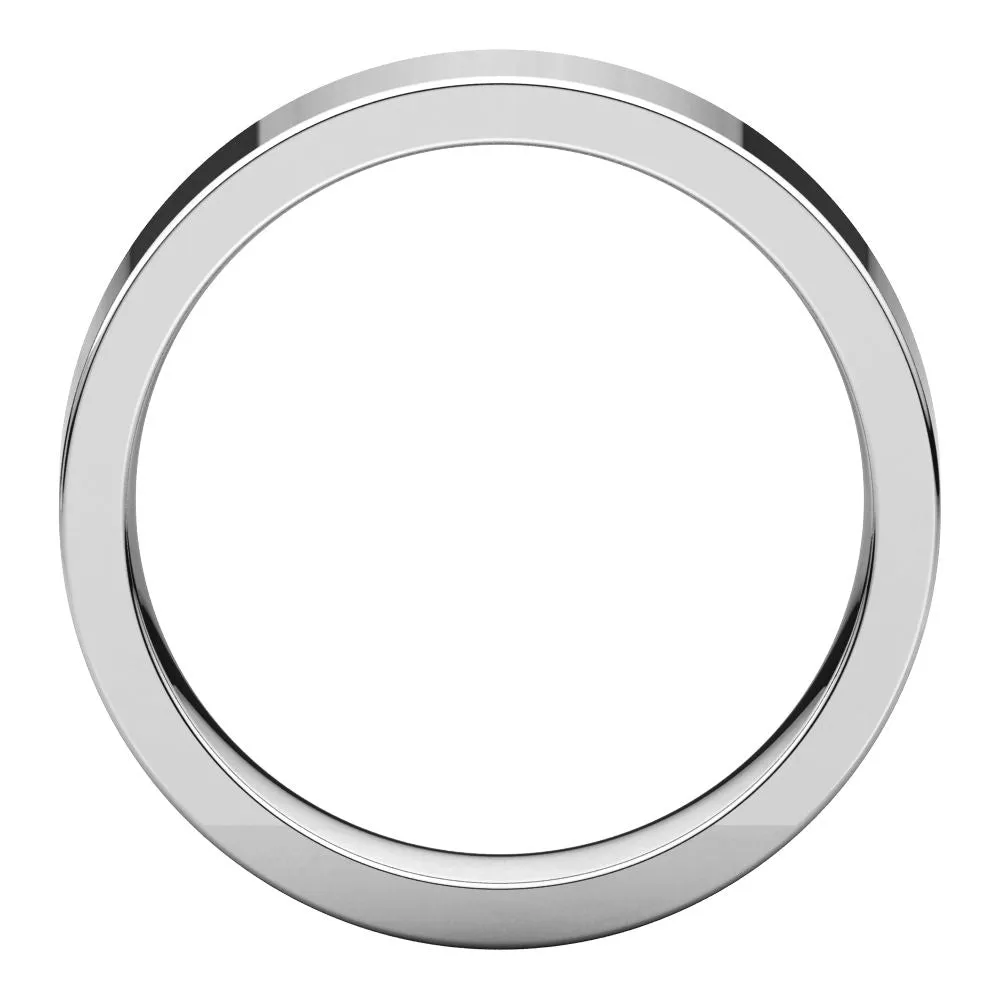 Sterling Silver 5mm Flat Band, Size 6